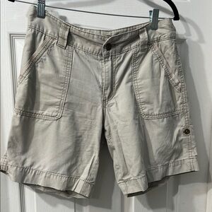 Carhartt Women’s Original Fit Cargo Shorts Khaki Utility Workwear Size 4